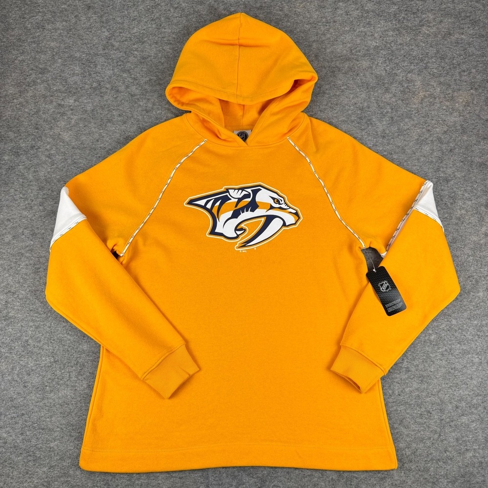 Nashville Predators Hoodie Fanatics NHL Fleece Pullover Mens Medium M